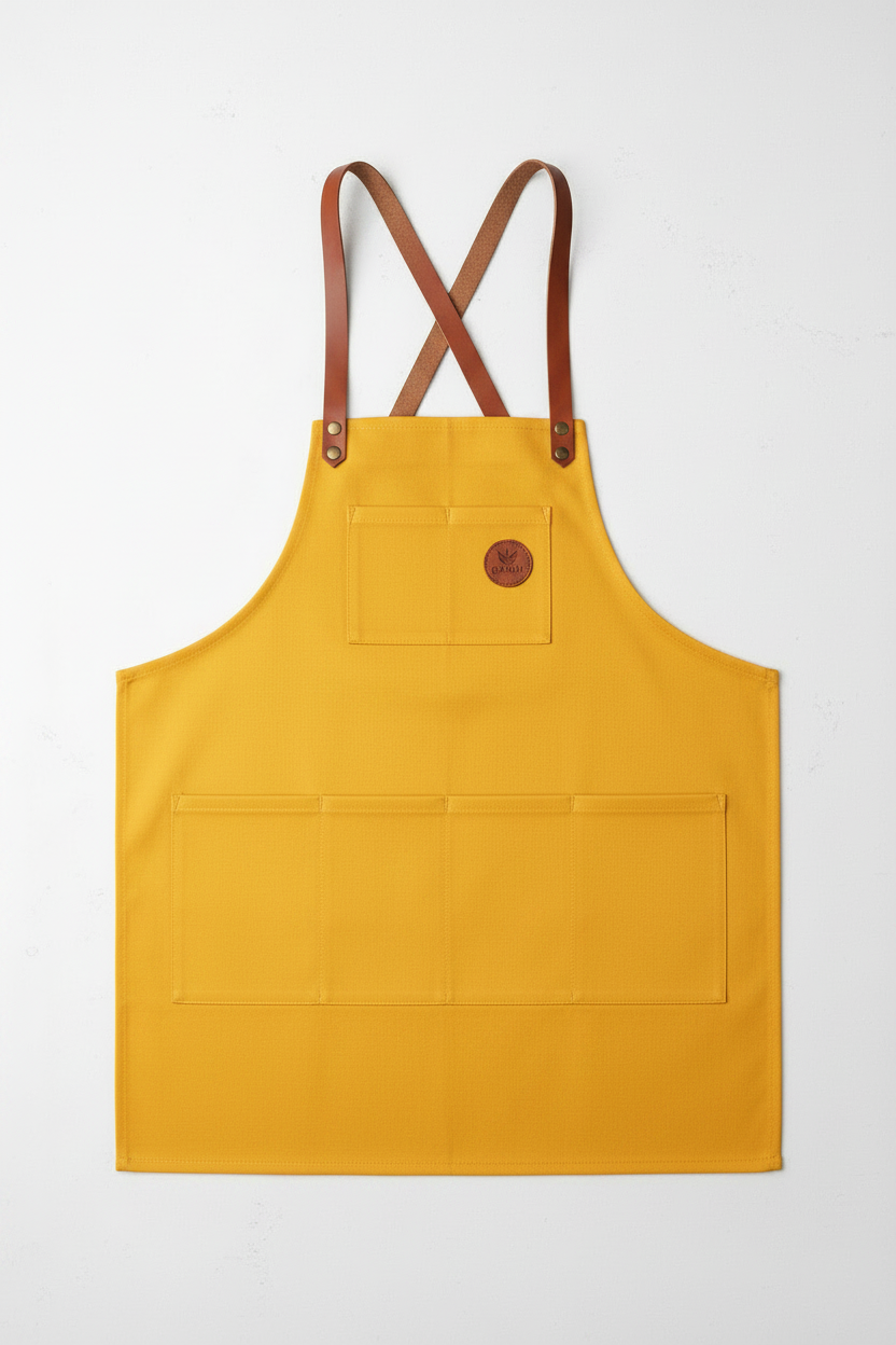 Yellow apron