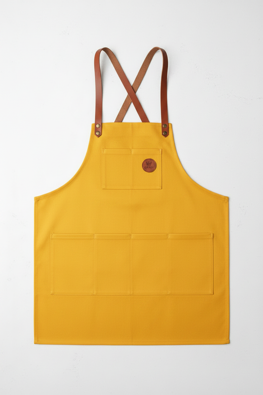 Yellow apron